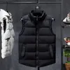 Yeni Şık Kış Erkekler Artı Büyük Boy 7XL Yelek Şapka Ayrılabilir Kolsuz Ceketler Kalın Parka Erkekler Için Unisex Yelek Boşaltma 201114