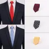 Neckband sitonjwly 8 cm bröllop för mäns klassiska slips polyester vävda affärssläcktillbehör män anpassad logo1