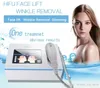 Högintensiv fokuserad ultraljud HIFU -bantningsmaskin Face Lift Wrinkle Borttagning Skönhetsutrustning med 5 huvuden