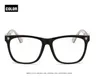 Erkekler Kadınlar Moda Gözlük Çerçeve Adı Marka Tasarımcısı Düz ​​Gözlük Optik Gözlük Miyopi óculos H399