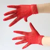 Damen Mädchen Neon Sexy Kurze Fingerlose Fischnetz Spitze Hohe Elastizität Handschuhe Arm Handwärmer Gestrickte Lange Handschuhe1