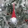 クリスマスツリーのペンダントの顔の無い人形装飾用品豪華な老人の人形ペンダントクリスマスの装飾お祝いパーティーHH9-3359