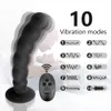 Massaggiatore della prostata vibratore a distanza senza fili perline anali butt plug stimolatore del punto G pene vibratore vibratore giocattoli sexy per le donne degli uomini