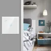 Touch Switch Smart Light Switch Panel Wall Avbrytare 1/2/3 Gang Tuya WiFi Light Switch EU-standardarbete med Alexa Google Hem