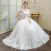 Main wedding dress 2022 new summer one-shoulder bridal dress dream simple forest sleeveless