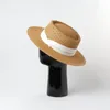 Senhoras feitas à mão Hat de palha natural de palha de verão chapéu de sol para homens homens maquinas protetores de moda viseira girp hats y200602