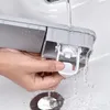 Zahnbürste Halter Badezimmer Zubehör Set für Badezimmer Magnetic Adsorption Invertierte Zahnpasta Squeezer Dispenser Lager Rack1
