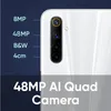 Смартфон Realme 6s, 90 Гц, 65 дюймов, FHD-дисплей, телефон, 6 ГБ, 128 ГБ, мобильный телефон, 48-мегапиксельная камера Qual, Android 10, 4300 мАч, 30 Вт, чейнджер1637848