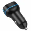 20W 12W QC3.0 DUAL USB CAR Charger USB C محولات الطاقة LED LED TYPENT CONFIRAL CPD أجهزة شحن سريعة لـ iPhone 12 13 14 15 Samsung Tablet PC GPS