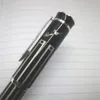 Yamalang Thomas Luxury Pens Siyah Gümüş Bar Metal Beyaz Kalemi Siyah Elmas Ofis İmza Okulu Yazma Kırtasiye
