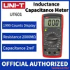 Uni-t moderne professionele capaciteitsmeters Ohmmeters condensator weerstand diode continuïteit buzzer UT601 UT603