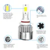 1Pair Car Headlight Lampor LED H1 H4 H7 H8 H11 Auto C6-lampor HB4 H27 8000LM 6000K 36W Billjus Universal Canbus