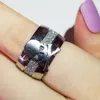 2020 new punk Skeleton 925 sterling silver fashion ring for men party gift jewelry whole christmas R55307437604
