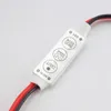 1 unids LED Strip RGB Controlador Dimmer Interruptor DC 12V LED Mini controlador de 3 teclas para SMD 5050 3528 5730 Luz de tira LED