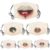 Fashion Face Mask Sexy Lip Diamond Protective PM2.5 Mouth Masks Washable Reusable women Colorful Rhinestones FaceMask