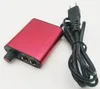 1PC Tattoo Power Supply Red أو Black Choice Variable DC Mini Tuni مع قابس بلدك لتوصيلات المسلحات الوشم Supplies4831298