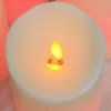 Dancing Flame LED Candle With RGB Remote Control,Wax Pillar Candle For Wedding Decoration Christmas Candle/Room Night Light Y200109