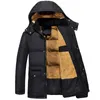 Männer Winter Dicke Männer Outdoor Parka Mantel Plus Größe Pelz Linner Warme Jacke Männliche Große Taschen Schnee Windschutz Outwear Sport Parkas 5XL 201204