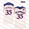 NCAA Custom Ku Kansas Jayhawks Stitche College Basketbal Jersey Andrew Wiggin Joel Embii Udoka Azubuike Ochai Agbaji Kyle Cuffe Jr. Christian Braun Mitch Lightfoot