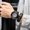 Goldenhour zegarki dla mężczyzn sportowych sportowych Wodoodporne cyfrowe zegarek cyfrowy męski Zegar LED AlarmReloJ Hombre T25600509