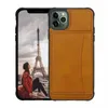 Back Cover for iPhone 12 mini 11 Pro Max SE 2020 XR XS 6 7 8 Plus Phone Case with Card Slots Leather Business Shockproof Coque