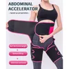 3In1 Women High Waist Thigh Sweat Shapewear Slimming Leg Body Shapers Adjustable Trainers Slimming Belt214C