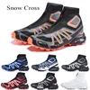 أحذية snowcross cs درب الشتاء الثلوج الرجال الأحذية الأسود فولت الأزرق الأحمر جورب chaussures رجل المدربين التمهيد 40-46
