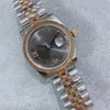 36 mm U1 High Quality Automatic Movement Women Watch Gray Face Sapphire Crystal 316 Stainless Band Watch9424331
