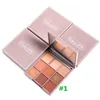 Maquillage 9 couleurs Palette de fards à paupières clavier étanche bout des doigts citrouille couleur mat et miroitant ombre à paupières