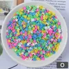 500g Polímero Hot Macio Beads Flat Rodada Solta Sprinkles Colorido Para Diy Artesanato Pequeno Linda Plástico Slime Acessórios 0941