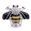 Noosa 18 мм пчелы красочные имбирь защелкивающиеся ювелирные изделия Серебряный эмаль Phonebee Snap DIY ожерелье браслет аксессуар нового