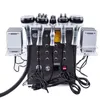 USA 40K Ultraljudsfettsugning Kavitation 8 Pads Lipo Laser Slimming Machine Vakuum Hudvård Spa Anti Celluliter Skönhetsutrustning
