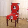 Housse de siège de noël en tissu de dessin animé joyeux arbre de noël fleur imprimé chaise couvre mode bureau décorations de fête à la maison cas 8xz G2