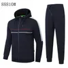 Designer Tracksuit Primavera Outono Casual Sportswear Mens Track Suites Alta Qualidade Hoodies Mens Roupas