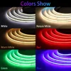 COB LED Strip 384LEDs/m 528LEDs/m Soft Flexible Light Bar Warm Cold White for Decor Lighting 3000K 4000K 6000K DC12V/24V