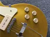 1956 Ouro Top Goldtop Guitarra Elétrica Wrap Arround Tailpiece Branco P90 Captadores China OEM Music Instrument1427425