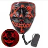 Halloween Mask LED Light Up Party Masks the Purge Election Year Great Funny Masks Festival Cosplay Costume Supplies Glow in Dark C7338793