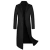 Yeni Varış Kış Yüksek Kalite 70% Yün Uzun Trençkot Erkekler, Erkek Yün Casual Ceketler, Artı Boyutu M-3XL 201223