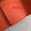 Mona Bag Designer Taschen Kariertes Muster Frauen Brieftasche Pures Kurze Kartenhalter Münzgeldbörsen Frau zeigt exotische Clutch-Geldbörsen mit Box203F