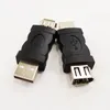 Connecteurs USB, USB2.0 A mâle vers Firewire IEEE 1394 6 broches femelle adaptateur convertisseur connecteur/5 pièces