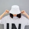 2022 Chapeaux de soleil de couleur unie pour femmes coréennes hip-hop chapeau de pêcheur printemps été extérieur anti-uv chapeaux de soleil tendance Sombreros De Mujer G220301