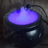 Cadılar Bayramı Mist Maker Fogger Su Çeşmesi Sis Makinesi Renk Değişen Parti Prop ile 12led Duman Y201006