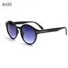 Sunglasses AOZE Fashion Tom Female Brand Designer Retro Men 2022 Unisex Vintage Shades UV400