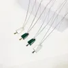 Árvores Vermelhas Marca Verão Jóias Sorvete Forma Pingente Colar Para As Mulheres 925 Sterling Silver Colar Feminino Drop Shipping Q0531