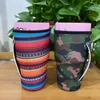 2020 beyzbol Yeniden kullanılabilir Coffee Cup Kol Cactus Su Şişesi Kapağı Neopren İzoleli Kol Kapak Kılıf Çanta 30oz Tumbler Kupaları için Kılıfı