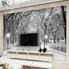 カスタム任意のサイズ3D壁画壁紙ツリー森林道路リビングルームベッドルームテレビ背景壁絵画Papel de Parede