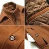 Men Thick Wool Coat Jacket can be moved collar manteau homme 4 color winter coat men cappotto uomo M size 18704 5 LJ201106