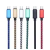 2A USB-кабели типа C синхронизация данных зарядки телефона толщина прочный плетеный микро кабель