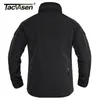 Tacvasen Soft Shell Tactical Waterproof Jacket Mens Winter Fleece Warm Military Jackets Windproof Waterproof Hooded Jacket Coat 201127