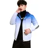 Jacke für Männer Herbst/Winter Koreanische Mode Freizeitjacke in Rot und Blau 3XL 201127